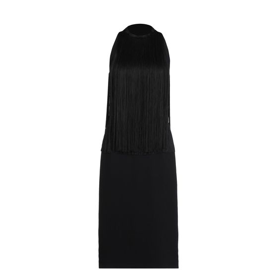 Stella McCartney, Black Mix Cady Maurice Dress