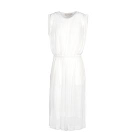STELLA McCARTNEY, Midi, Pleated Sleeveless Jersey Dress 