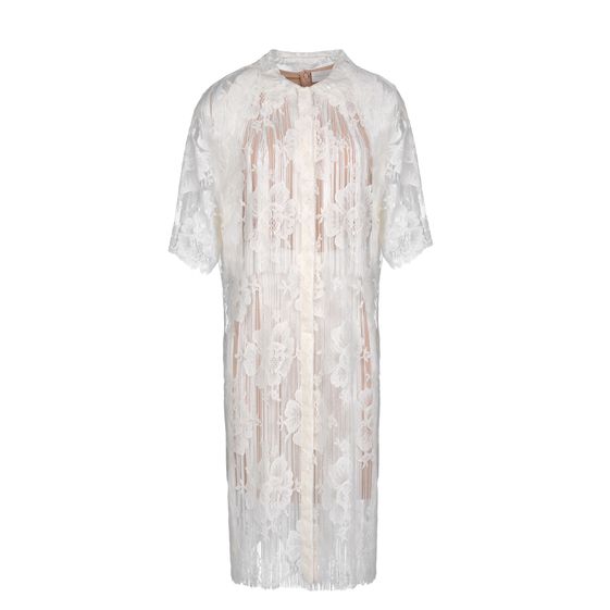 Stella McCartney, Kleid Gerrard aus durchbrochener weißer Baumwollspitze