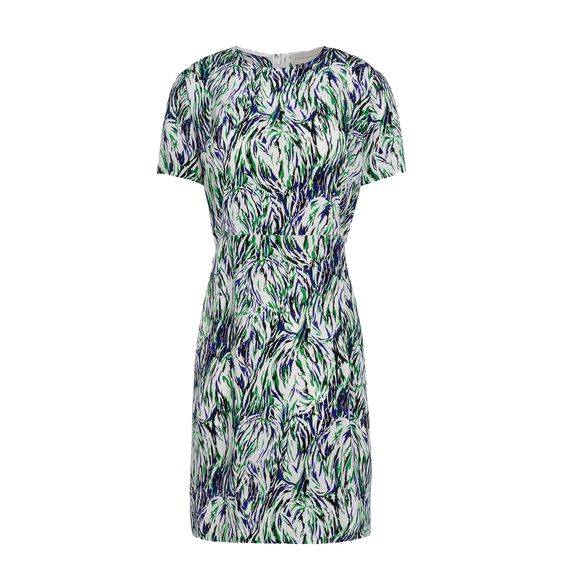 Stella McCartney, Abito Ridley Stampa Astratta Fluo