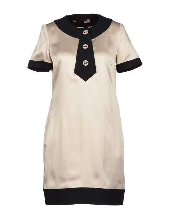 Короткое платье LOVE MOSCHINO за 3050 руб, цвет бежевый, состав 57