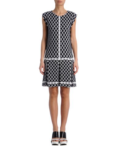 Diamond Jacquard Pleat Dress