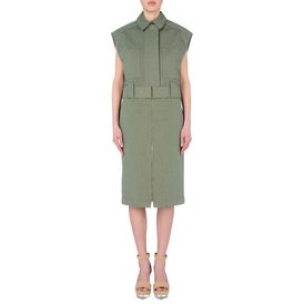 STELLA McCARTNEY, Midi, Utility Tweed Ermelin Dress 