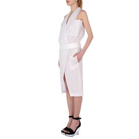 STELLA McCARTNEY, Midi, Cutwork Embroidery Nik Dress 