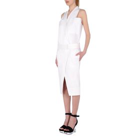STELLA McCARTNEY, Midi, Linen Cotton Twill Nikolina Dress
