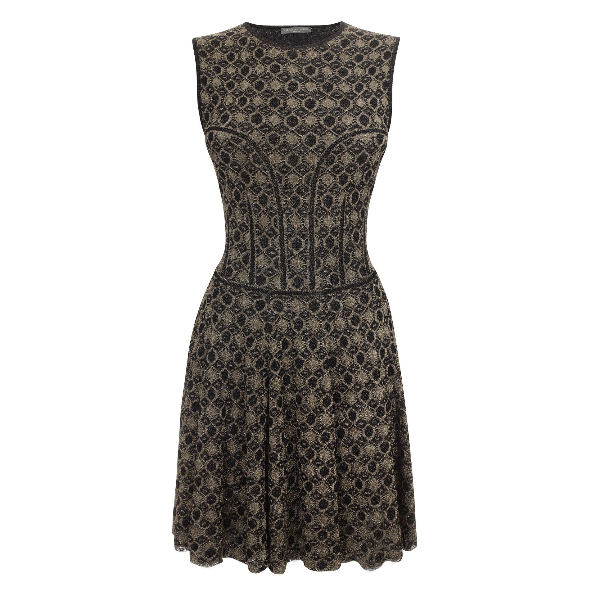 Honeycomb Lace A Line Mini Dress Alexander Mcqueen Mini Dress Dresses