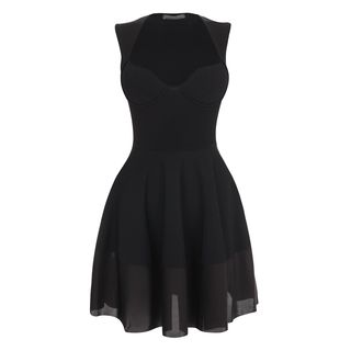ALEXANDER MCQUEEN, Mini Dress, Exposed Bustier Mini-Dress
