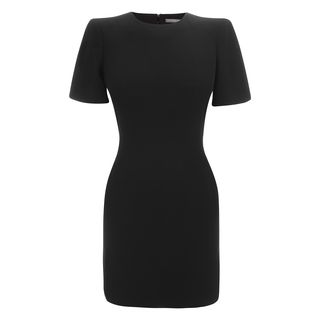 ALEXANDER MCQUEEN, Mini Dress, Cape Shoulder Mini-Dress