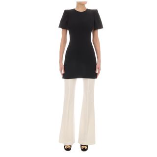 ALEXANDER MCQUEEN, Mini Dress, Cape Shoulder Mini-Dress
