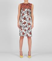 Bottega Veneta® Studded Silk Primerose Print Dress Bottega Veneta® Studded Silk Primerose Print Dress
