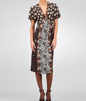 Bottega Veneta® Silk Embroidered Marguerite Print Dress Bottega Veneta® Silk Embroidered Marguerite Print Dress