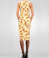 Bottega Veneta® Crepe Tulip Print Dress Bottega Veneta® Crepe Tulip Print Dress