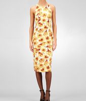 Bottega Veneta® Crepe Tulip Print Dress Bottega Veneta® Crepe Tulip Print Dress