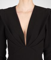 Bottega Veneta® Nero Crepe Japponaise Dress Bottega Veneta® Nero Crepe Japponaise Dress