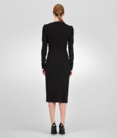 Bottega Veneta® Nero Crepe Japponaise Dress Bottega Veneta® Nero Crepe Japponaise Dress