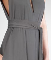 Bottega Veneta® Kleid aus Krepp, Viskose und Jersey Bottega Veneta® Kleid aus Krepp, Viskose und Jersey