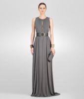 Bottega Veneta® Kleid aus Krepp, Viskose und Jersey Bottega Veneta® Kleid aus Krepp, Viskose und Jersey