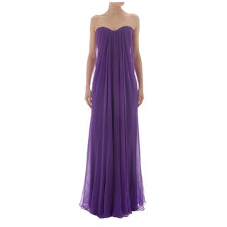 ALEXANDER MCQUEEN, Long Dress, Draped Bustier Gown
