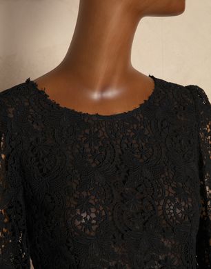 CADY MACRAMÉ LACE DRESS - Short dresses - Dolce&Gabbana - Winter 2014 CADY MACRAMÉ LACE DRESS - Short dresses - Dolce&Gabbana - Winter 2014