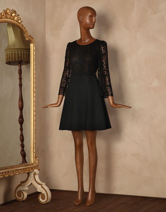 CADY MACRAMÉ LACE DRESS - Short dresses - Dolce&Gabbana - Winter 2014 CADY MACRAMÉ LACE DRESS - Short dresses - Dolce&Gabbana - Winter 2014