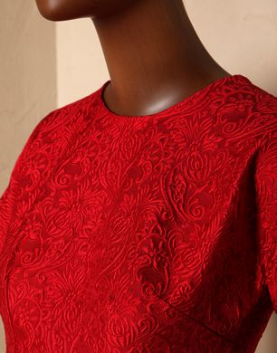 SILK BROCADE MINI DRESS - Short dresses - Dolce&Gabbana - Winter 2014 SILK BROCADE MINI DRESS - Short dresses - Dolce&Gabbana - Winter 2014
