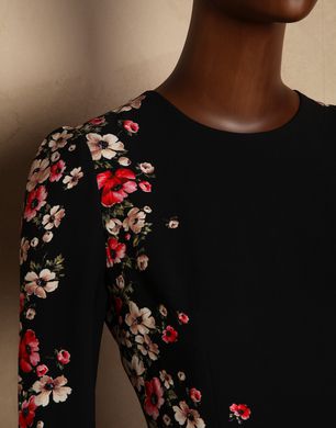 SICILIA FLORAL PRINT SHEATH DRESS - 3/4 length dresses - Dolce&Gabbana - Winter 2014 SICILIA FLORAL PRINT SHEATH DRESS - 3/4 length dresses - Dolce&Gabbana - Winter 2014