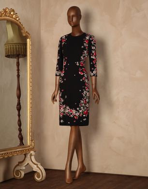 SICILIA FLORAL PRINT SHEATH DRESS - 3/4 length dresses - Dolce&Gabbana - Winter 2014 SICILIA FLORAL PRINT SHEATH DRESS - 3/4 length dresses - Dolce&Gabbana - Winter 2014