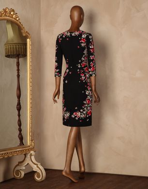 SICILIA FLORAL PRINT SHEATH DRESS - 3/4 length dresses - Dolce&Gabbana - Winter 2014 SICILIA FLORAL PRINT SHEATH DRESS - 3/4 length dresses - Dolce&Gabbana - Winter 2014