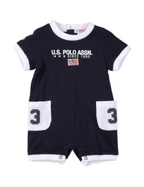 9%OFF ＜YOOX＞ U.S.POLO ASSN. ボーイズ 乳幼児用ロンパース画像