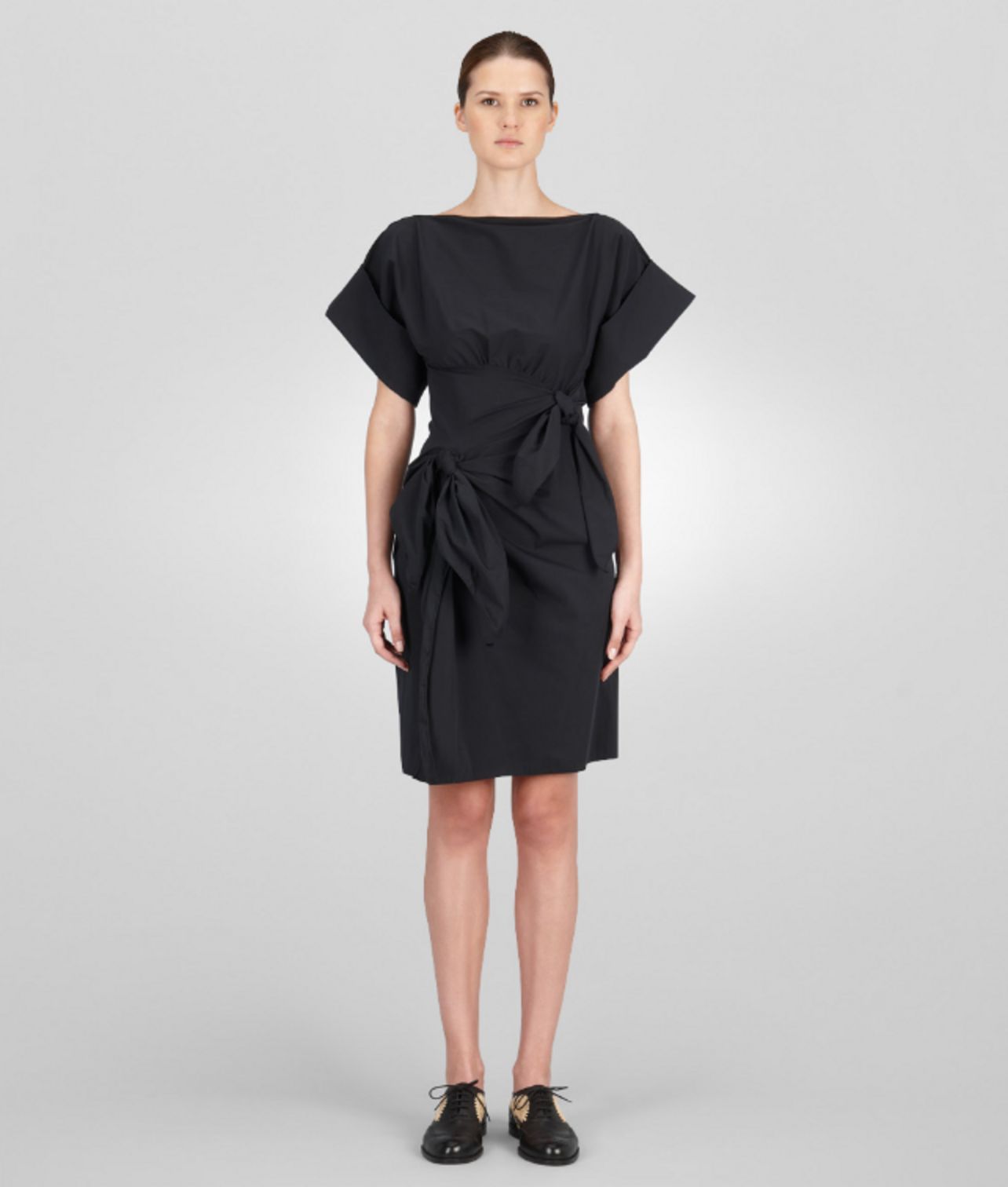 BOTTEGA VENETA - Abito Dark Navy in Cotone Leggero