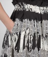 Bottega Veneta® Nero Pearl Lace Embroidered Light Cotton Dress Bottega Veneta® Nero Pearl Lace Embroidered Light Cotton Dress