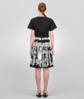 Bottega Veneta® Nero Pearl Lace Embroidered Light Cotton Dress Bottega Veneta® Nero Pearl Lace Embroidered Light Cotton Dress
