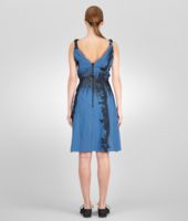 Bottega Veneta® Electrique Nero Lace Embroidered Light Cotton Dress Bottega Veneta® Electrique Nero Lace Embroidered Light Cotton Dress