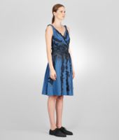 Bottega Veneta® Electrique Nero Lace Embroidered Light Cotton Dress Bottega Veneta® Electrique Nero Lace Embroidered Light Cotton Dress