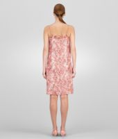 Bottega Veneta® Kleid aus Seide mit bestickten Pailletten und Carta Varese Muster Multicolor Bottega Veneta® Kleid aus Seide mit bestickten Pailletten und Carta Varese Muster Multicolor
