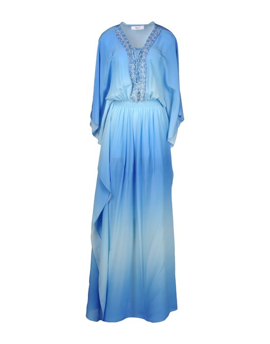 Длинное платье BLUGIRL BLUMARINE за 12200 руб, цвет лазурный, состав Длинное платье BLUGIRL BLUMARINE за 12200 руб, цвет лазурный, состав