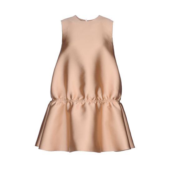 Stella McCartney, Nude Silk Mix Duchesse Campbell Dress