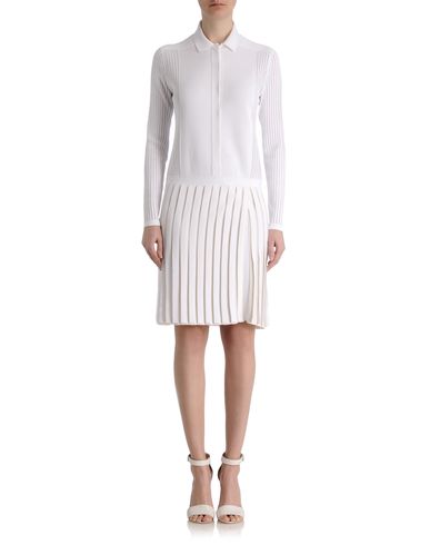 Contrast Pleated Shirt Dress