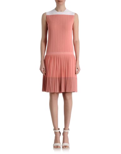 Contrast Pleated Dress