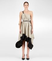 Bottega Veneta® SAND NERO SUMMER COTTON DRESS Bottega Veneta® SAND NERO SUMMER COTTON DRESS
