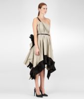 Bottega Veneta® SAND NERO SUMMER COTTON DRESS Bottega Veneta® SAND NERO SUMMER COTTON DRESS