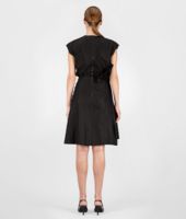 Bottega Veneta® NERO REFINE RAMIE' COTTON DRESS Bottega Veneta® NERO REFINE RAMIE' COTTON DRESS
