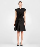 Bottega Veneta® NERO REFINE RAMIE' COTTON DRESS Bottega Veneta® NERO REFINE RAMIE' COTTON DRESS