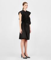 Bottega Veneta® NERO REFINE RAMIE' COTTON DRESS Bottega Veneta® NERO REFINE RAMIE' COTTON DRESS