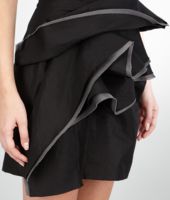 Bottega Veneta® NERO ARDOISE REFINE RAMIE' COTTON COMPACT ORGANDY DRESS Bottega Veneta® NERO ARDOISE REFINE RAMIE' COTTON COMPACT ORGANDY DRESS