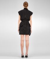 Bottega Veneta® NERO ARDOISE REFINE RAMIE' COTTON COMPACT ORGANDY DRESS Bottega Veneta® NERO ARDOISE REFINE RAMIE' COTTON COMPACT ORGANDY DRESS