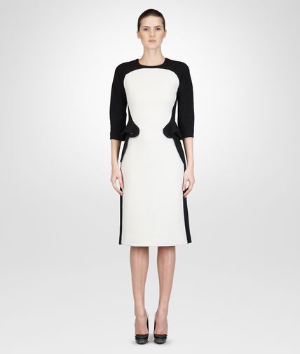 BOTTEGA VENETA - Mist Nero Crepe Italien Dress