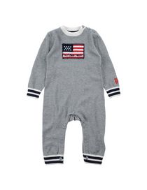 57%OFF ＜YOOX＞ U.S.POLO ASSN. ボーイズ 乳幼児用ロンパース画像