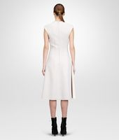 Bottega Veneta® DARK MIST PALE MINK TECHNICAL CREPE SOFT CALF DRESS Bottega Veneta® DARK MIST PALE MINK TECHNICAL CREPE SOFT CALF DRESS