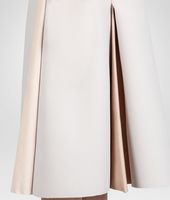 Bottega Veneta® DARK MIST PALE MINK TECHNICAL CREPE SOFT CALF DRESS Bottega Veneta® DARK MIST PALE MINK TECHNICAL CREPE SOFT CALF DRESS